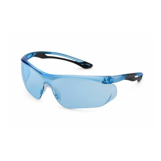 3 Pair/Pack Gateway Parallax Blue Safety Glasses Sun Ballistic Rated Z87+ image {2}