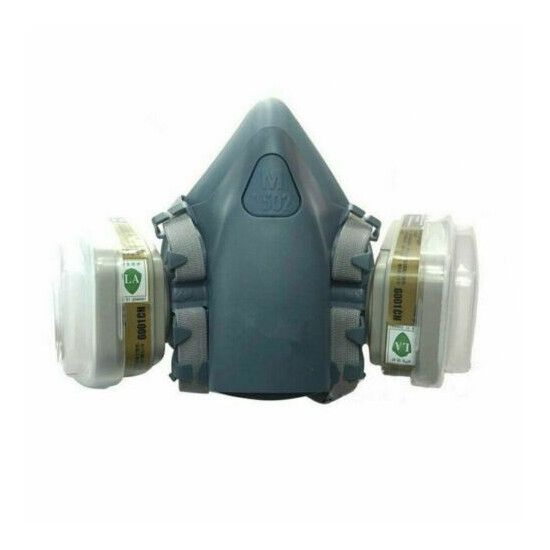 Full/Half Face Gas Mask Respirator Painting Spraying Safety Protection Facepiece Thumb {7}