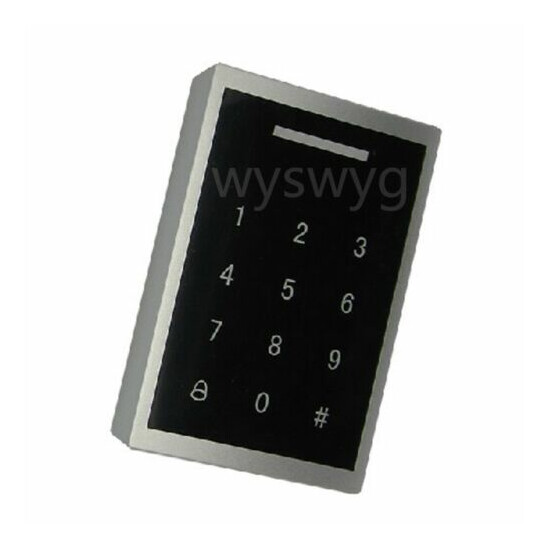Waterproof Touch Sensor Keypad with 125KHz ID EM Reader Door Access Control image {1}