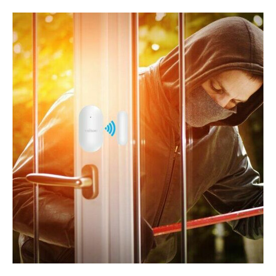 Security Alarm Door Window Gap Detector Sensor Wireless Minimal Device 8Pcs/Lots image {4}