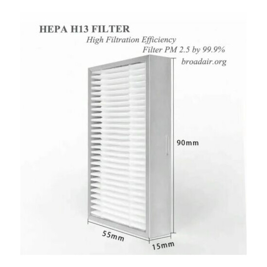 Filter 2pack ValueKit BROAD Electrical Airpro RespiratorMask HEPA13 Replacement image {3}