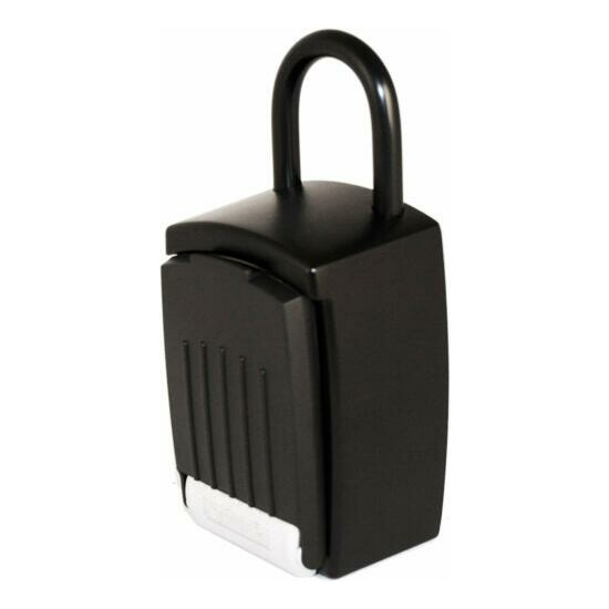 Push Button Lockbox Large Capacity Key Storage Lock Box Alpha Numeric Key Safe Thumb {2}