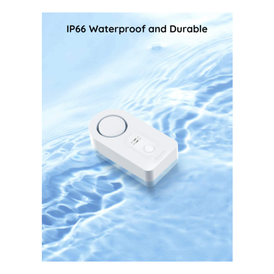 3 sensores de agua WiFi alarma ajustable de 100 dB alerta de fugas y goteos App image {7}