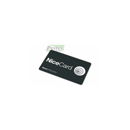 Nice MOCARD transponder card for Nice MOM proximity reader image {1}