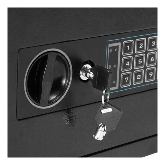 Barska Compact Keypad Depository Safe w/ Drop Slot & Back up Keys, AX11934 image {3}