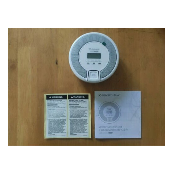X-Sense COO3D-W Carbon Monoxide Alarm New - damaged box image {2}