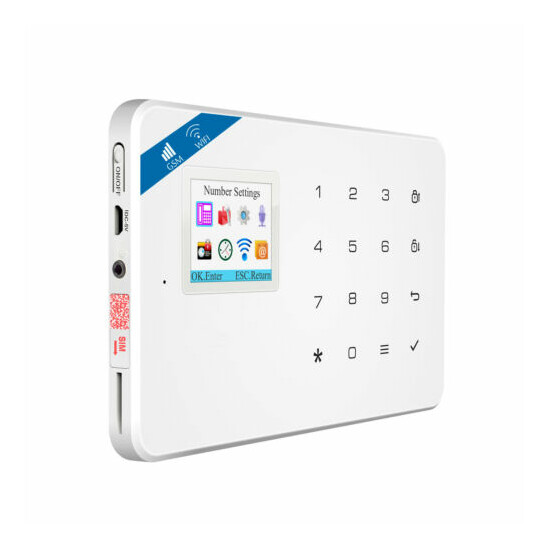 Secrui KW18 Wifi Wireless Home Alarm Security System Burglar Intruder SMS GSM image {2}