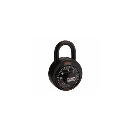 COMBINATION PADLOCK ABUS - Locker , Gate Security ( Black ) image {1}