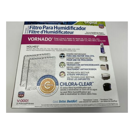 BEST AIR VORNANDO HUMIDIFER FILTER 2 IN ONE BOX image {4}
