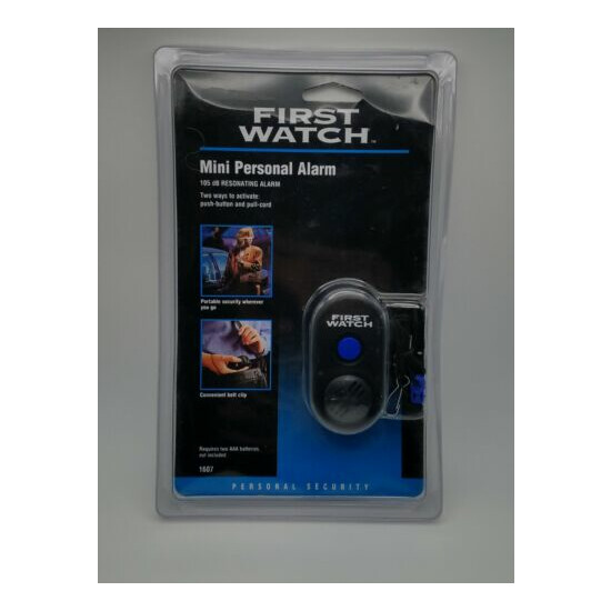 First Watch Personal Alarm 105 db Resonating Alarm Vintage 1994 (New/Sealed) image {1}