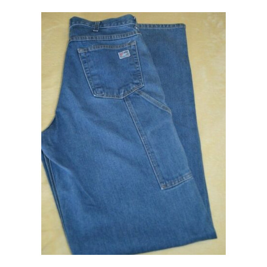 Tyndale Mens Jeans Pants Blue FR Flame Resistant Size 34 Inseam 38" Style F290T image {1}