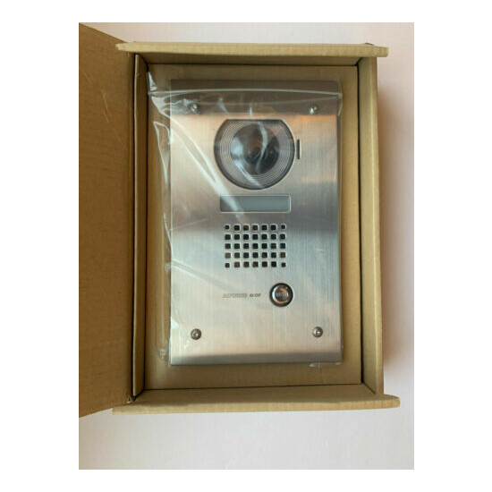 Aiphone AX-DVF Video Door Station, Flush Mount Stainless Steel Cover  image {3}