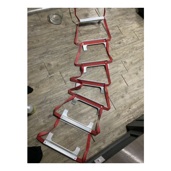 Kidde 468193 KL-2S, 2 Story Fire Escape Ladder with Anti-Slip Rungs, 13-Foot Red image {3}