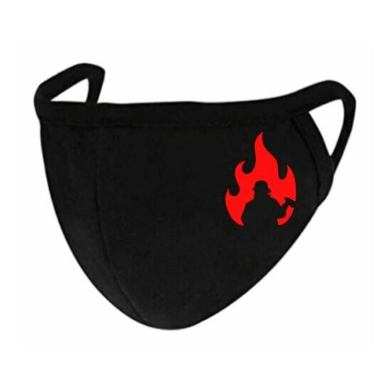 Cotton Face Mask with design - FREE SHIPPING - First Responders EMT Fire Police image {1}