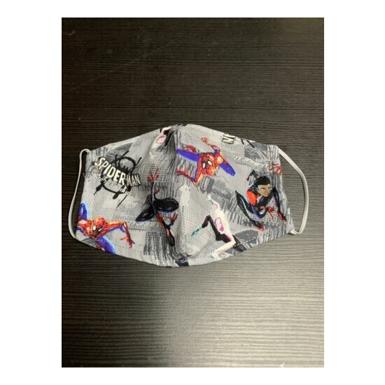 2 SpiderMan Face Mask Cotton Adult or Kid with Filter Cover image {5}