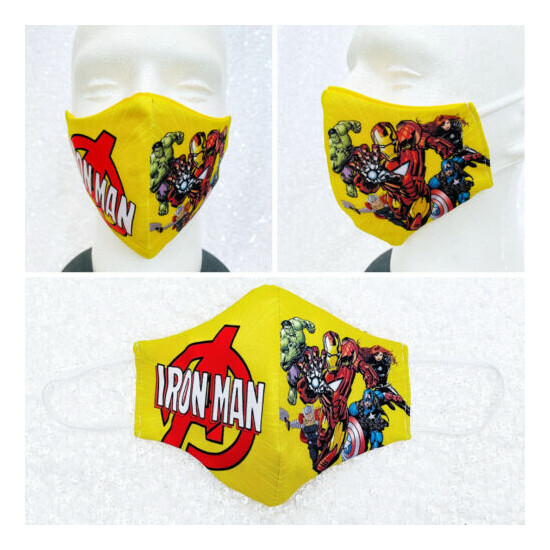 Marvel Avengers Thor Face Mask Men Women Child Filtered Reusable Washable Cotton image {20}