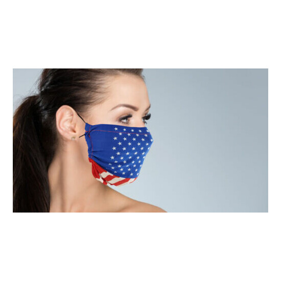 Country Flag Face Mask - USA image {2}