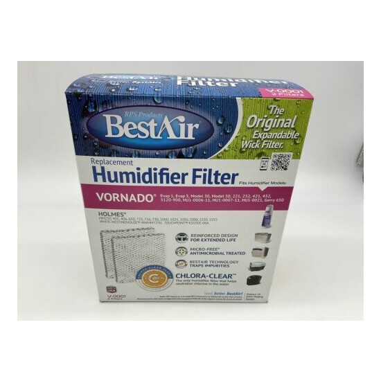 BEST AIR VORNANDO HUMIDIFER FILTER 2 IN ONE BOX image {1}