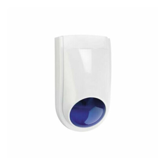 Ness 100-245 21cm Weatherproof External Siren/Strobe Light Combo White/Blue image {2}