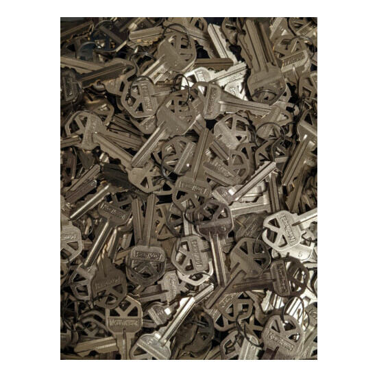 Kwikset KW1 Keys, 5-pin, Set of Two (2), Factory Pre-cut, Lock Rekey, SmartKey image {3}