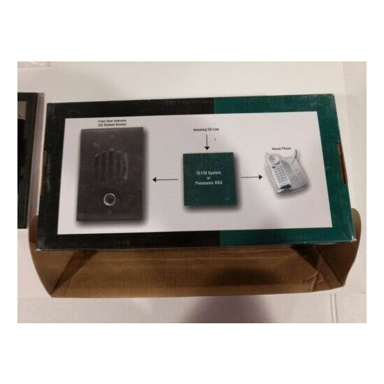 Channel Vision DP-6242C CAT5 Intercom Door Station with Color Camera Chrome image {5}