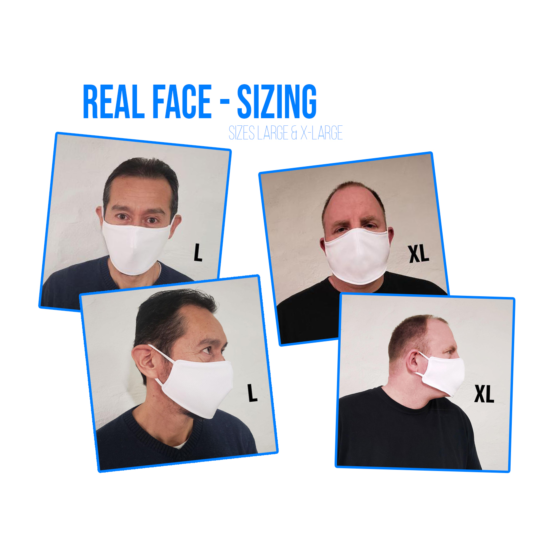 Smiley Face Face Mask, Preventative Custom Mouth Cover - (4 sizes) USA Made image {5}