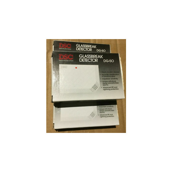 3pcs Glassbreak Detector | DSC Security Product DG-50 image {1}