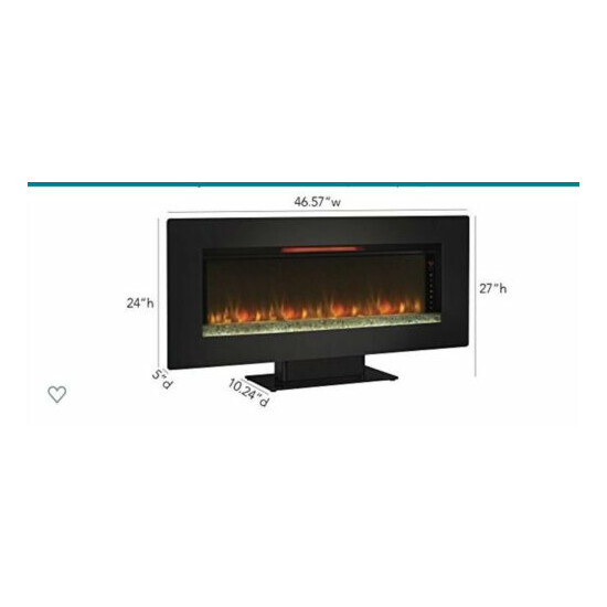 electric fireplace wall mount image {8}