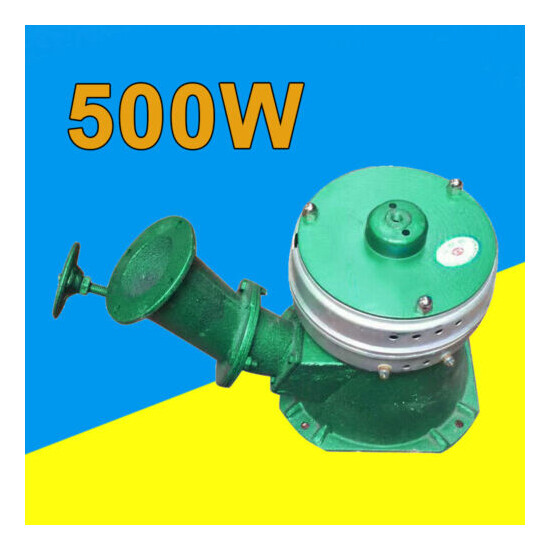 Water Turbine Generator Kit Mini Hydro Power Plant 500W 110V Electric Station US image {1}