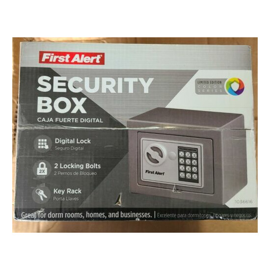 First Alert Digital Lock Security Box 1036617 BRAND NEW!!! image {4}