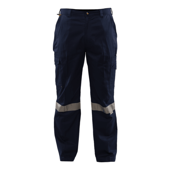 Workhorse RIPSTOP REFLECTIVE TAPE CARGO PANT MPA068 Navy- Size 72R, 77R Or 82R image {3}