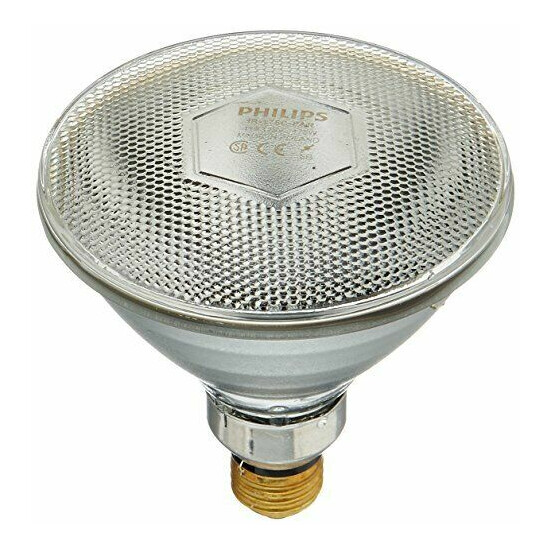 Philips 145516 175-watt PAR38 Clear Heat Lamp Light Bulb image {1}