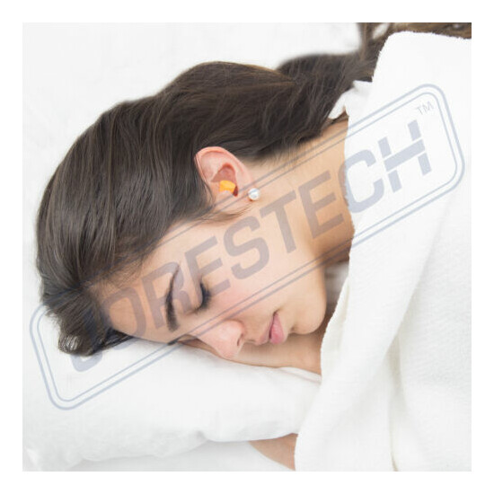 10 Pairs Protector Travel Sleep Noise Reducer Soft Foam Earplug Ear Plug New image {3}