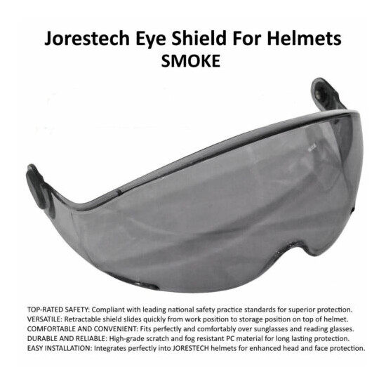 Tree Rock Safety Helmet EYE SHIELD Protection Activewear climbing work JORESTECH Thumb {6}