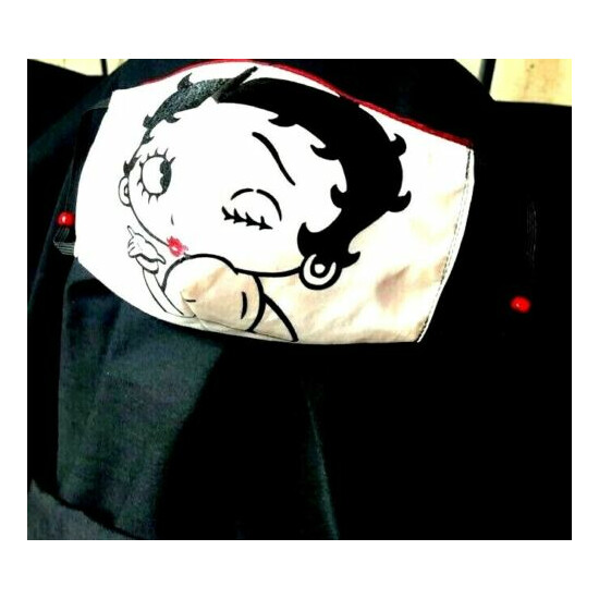 Betty Boop ~REVERSIBLE Cotton Face mask (handmade) image {2}
