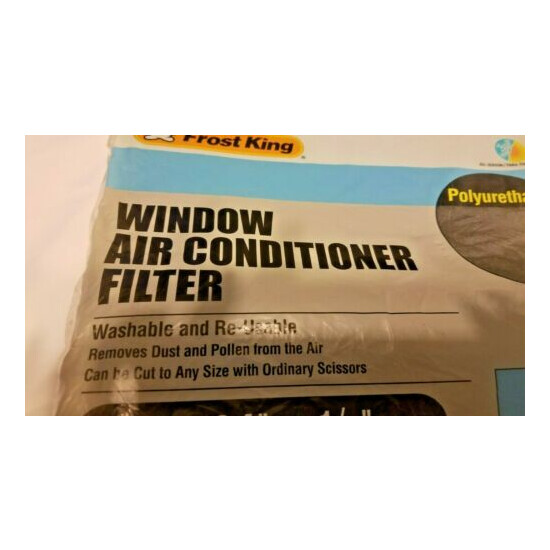 Frost King Open Cell Foam Reusable Washable Air Conditioner Filters ~ (Lot Of 2) image {4}