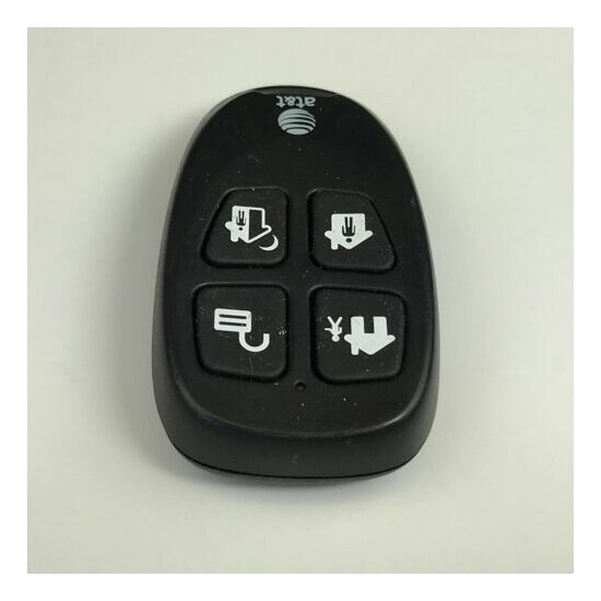 AT&T Security SW-ATT-FOB2 Key Fob 4 Button Remote Transmitter & Clip Replacement image {7}