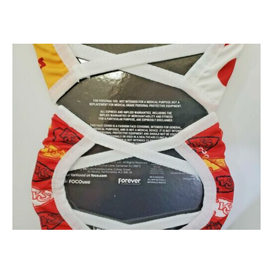 ABK Kansas City Chiefs Football NFL 3 Pack Face Mask Covers W Filter Pocket NEW image {8}
