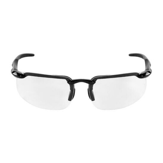 Bullhead Swordfish Readers Safety Glasses Black w/Clear 2.0 Diopter BH106120 image {2}