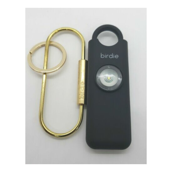 NEW She’s Birdie–The Original Personal Safety Alarm Key Chain for Women Charcoal image {1}