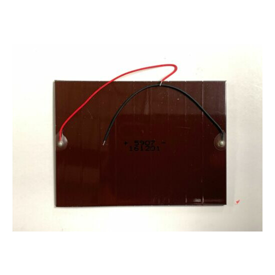 5x Pack Lot Panasonic AM-5907CAR 7.7V 229mW Amorphous Solar Panel Cell 3" x2.25" image {4}