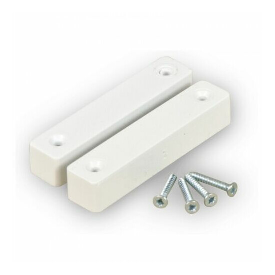 Pack of 10 Door Contacts / Reed Switch for Burglar Alarm, Usable with Any Alarm image {1}