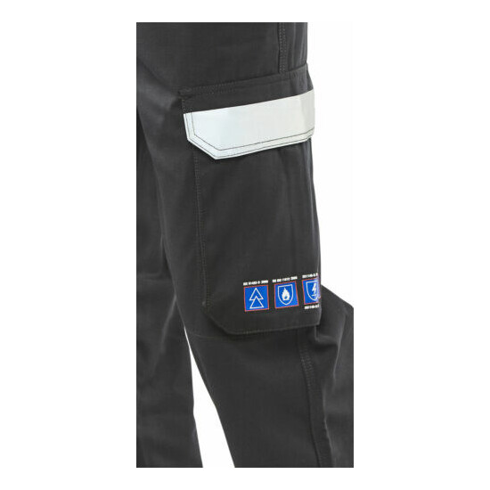 ARC Complaint Fire retardant/ Anti-static Navy Blue - Size 48'' Trousers image {3}