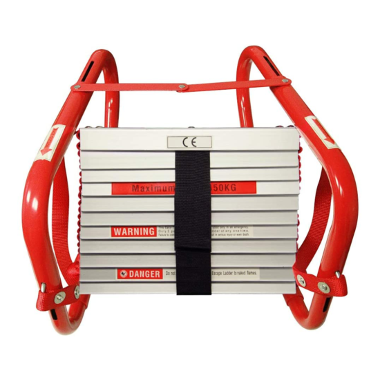 Hausse Retractable 3 Story Fire Escape Ladder, 25 Feet image {4}