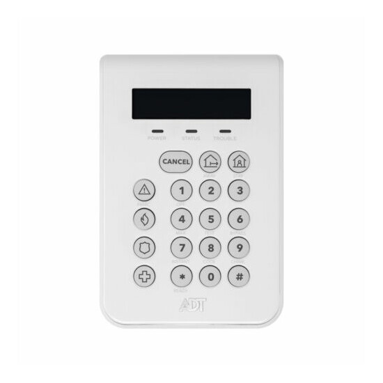 Honeywell ADT WLTP100 Wireless Home Security Touchpad image {1}