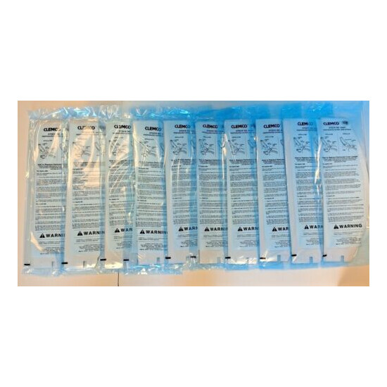 Ten (10) packages of outer lens for the Clemco Apollo 60 or 600 respirator 04361 image {1}