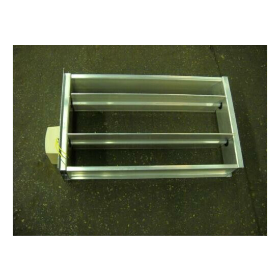 APRILAIRE 6747 20" X 12" SIDE MOUNT RECTANGULAR DAMPER FOR ZONE CONTROL SYSTEM image {2}