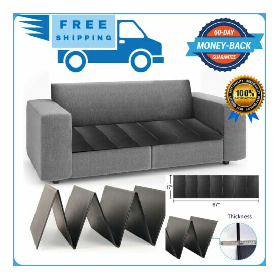 Sagging Sofa Saver Furniture Couch Cushion Under Seat Support Insert Black 67"  Thumb {1}