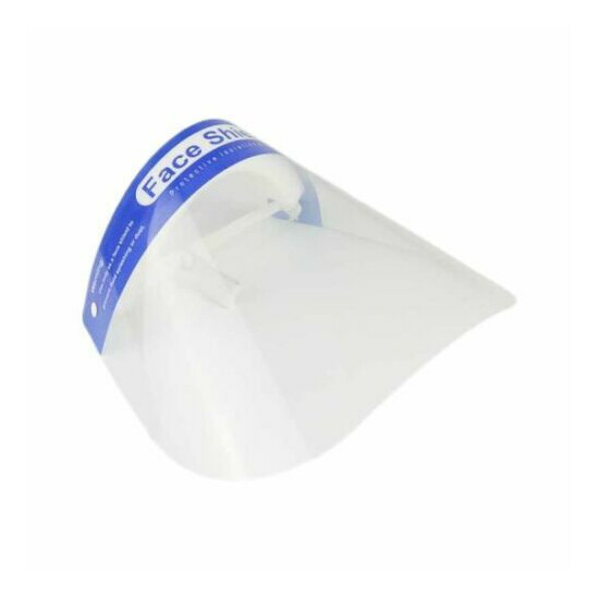 Safety Full Face Shield Reusable FaceShield Clear Washable Face Anti-Splash Thumb {1}