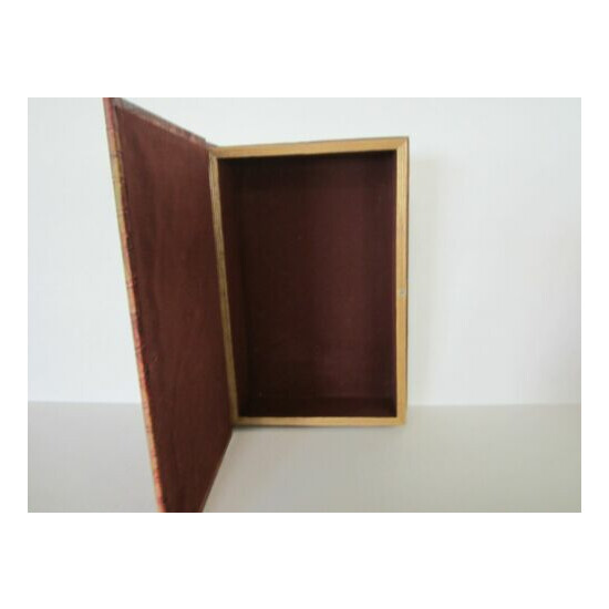 Secret Stash Concealed Hidden Book Wood Box False Hiding Place Security  image {4}